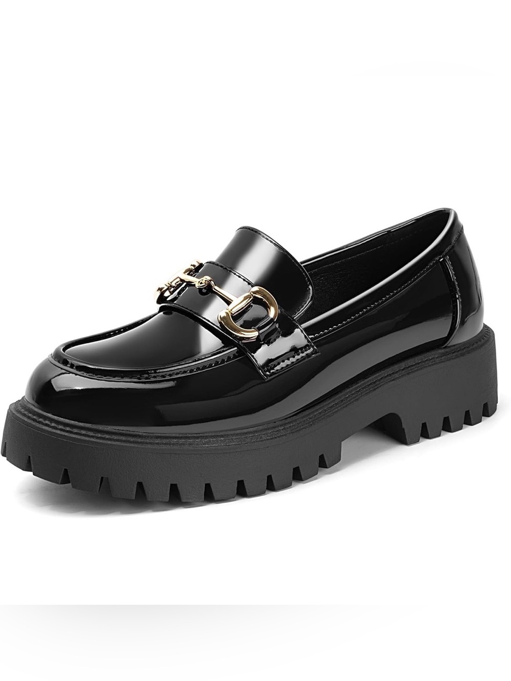 MUSSHOE Loafers Platform Chunky Comfortable Slip-On Loafers Size 10 NWT